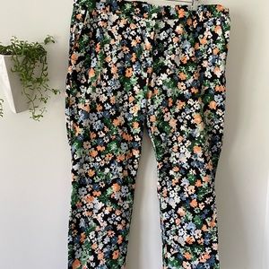 H&M floral printed pants